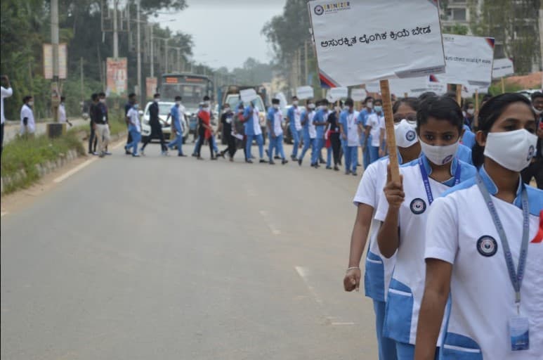 Ebenezer Group of Institutions Bangalore Aids Day photo 3